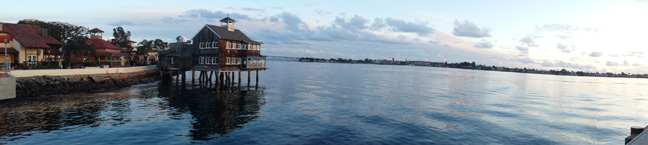 Panorama picture of the bay