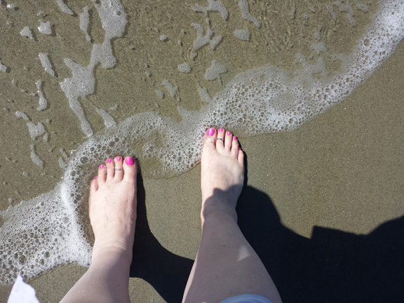 Toes in the water!