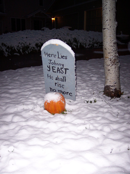 Snowy Pumpkin