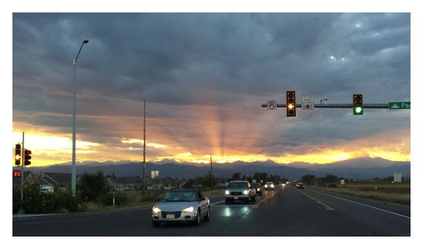 Sunset Longmont Colorado